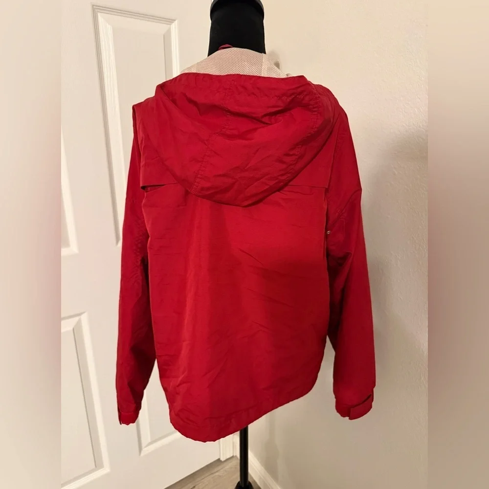 Eddie Bauer Red Zip-Up Jacket - Vintage